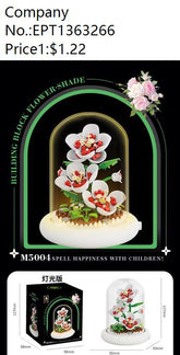 Colorful box building blocks-Hibiscus 129PCS